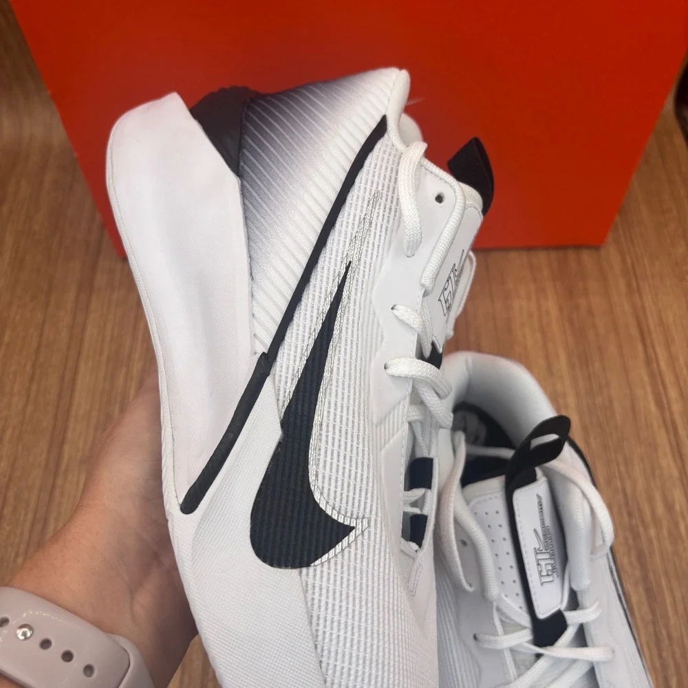 Nike G.T. Jump Academy Mens 8.5 White Black Silver FV5524-100 NEW